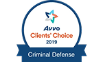 Avvo Clients' Choice Awards 2019 Criminal Defense
